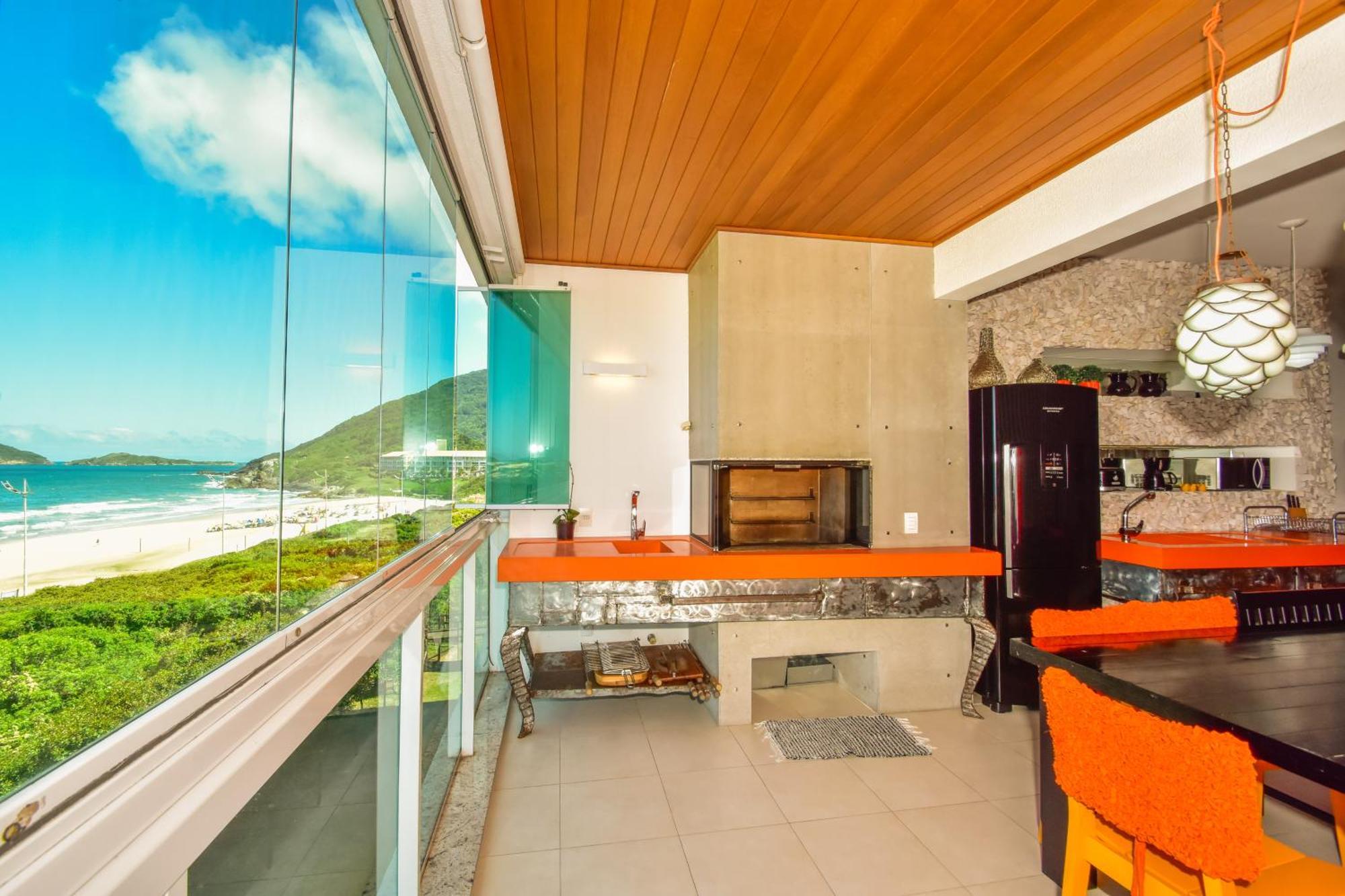 Apartamento Frente Mar Na Praia Do Santinho N880 Florianópolis 外观 照片