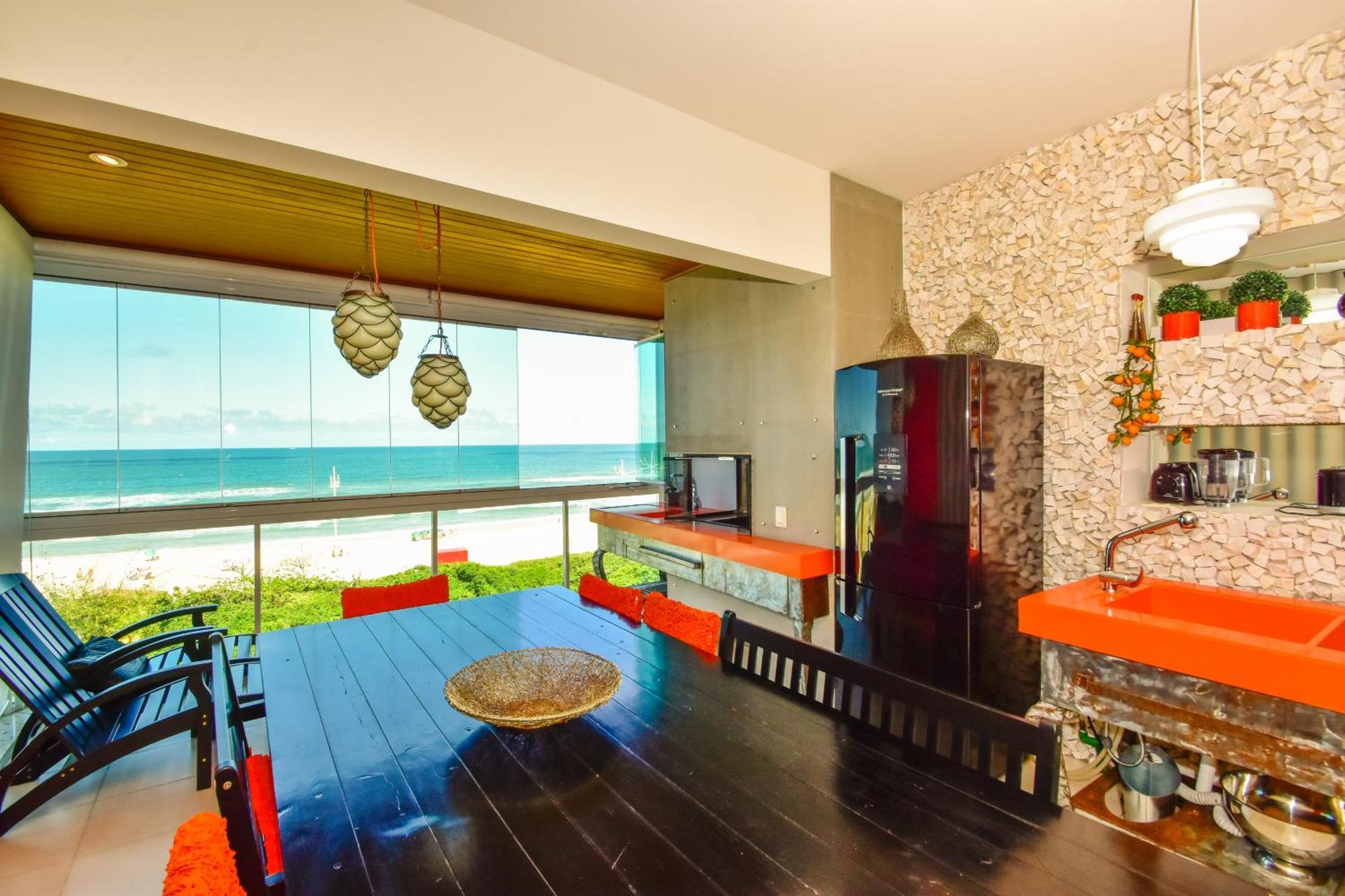 Apartamento Frente Mar Na Praia Do Santinho N880 Florianópolis 外观 照片